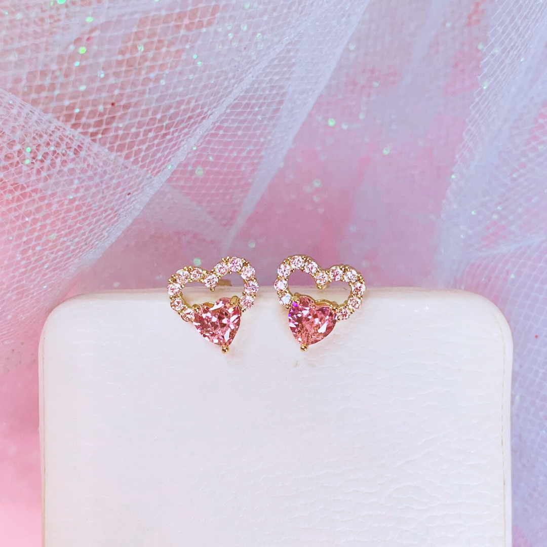 Arete Doble Heart 💕