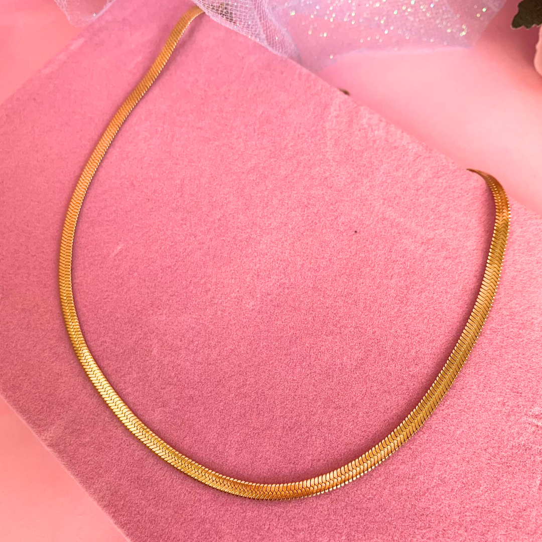 Collar Gold Snake