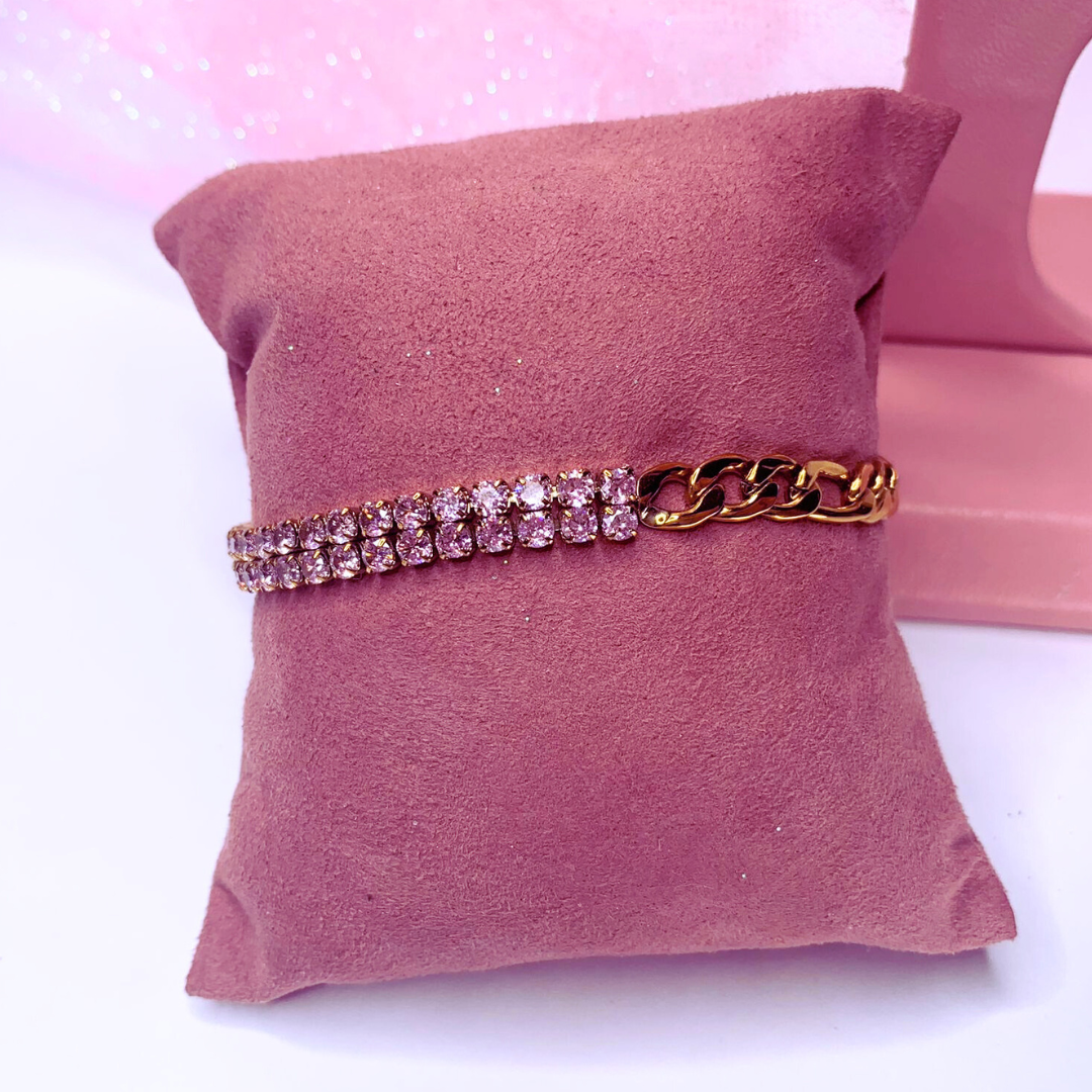 Brazalete Rosa Shine