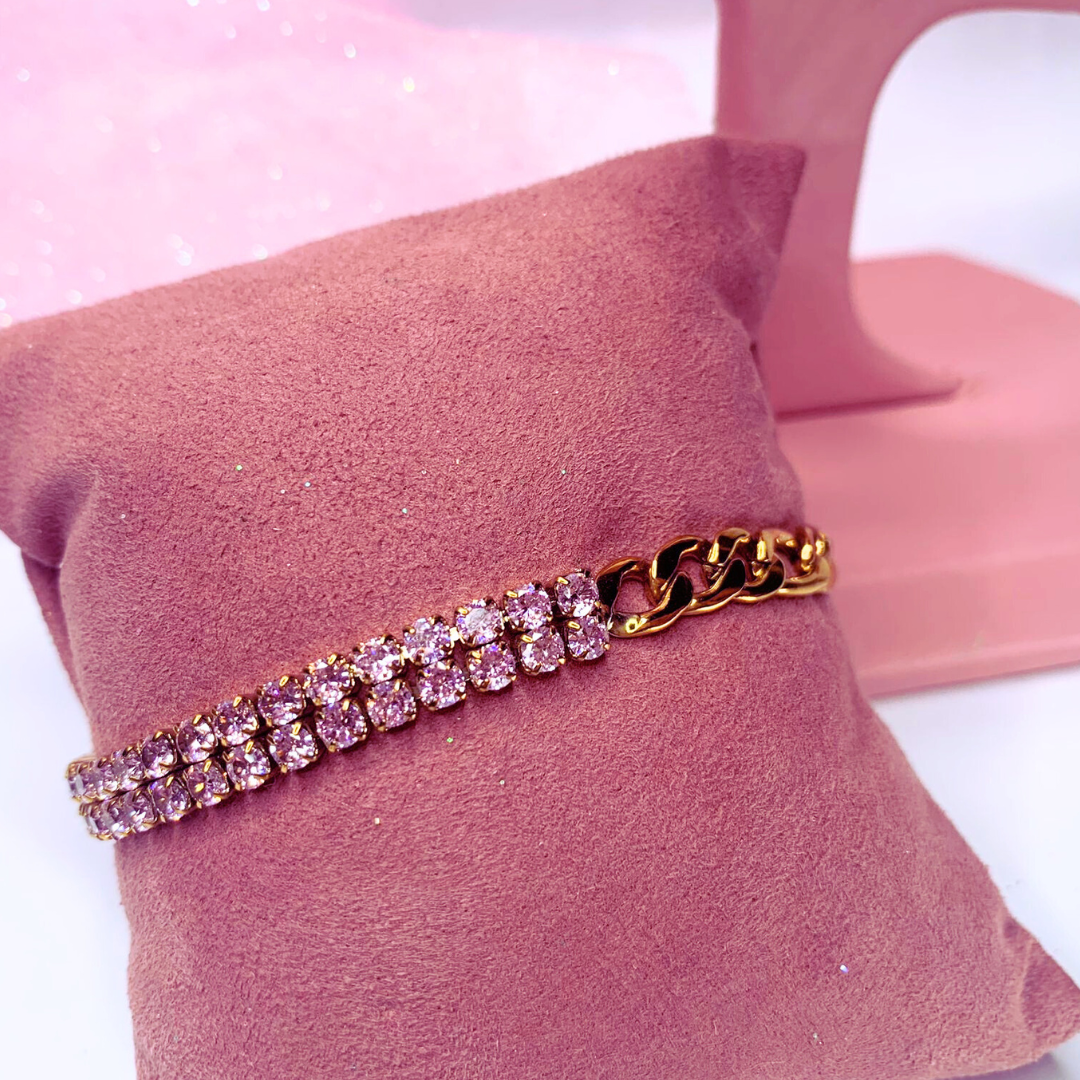 Brazalete Rosa Shine